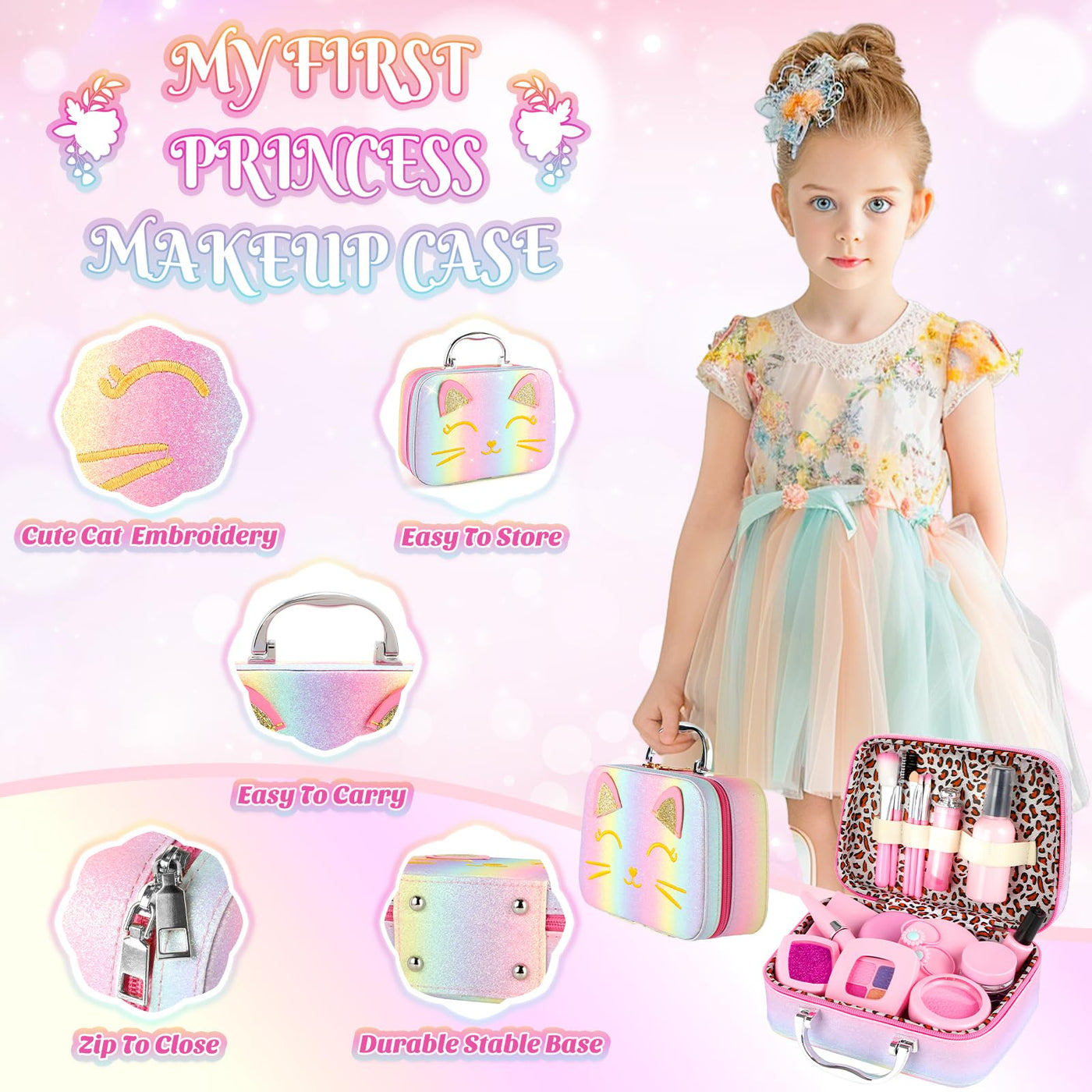 Popdoll Pretend Makeup for 3 to 7 Year Old Girls